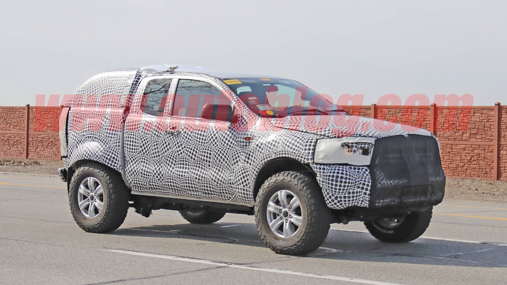 2020 Ford Bronco spy shot