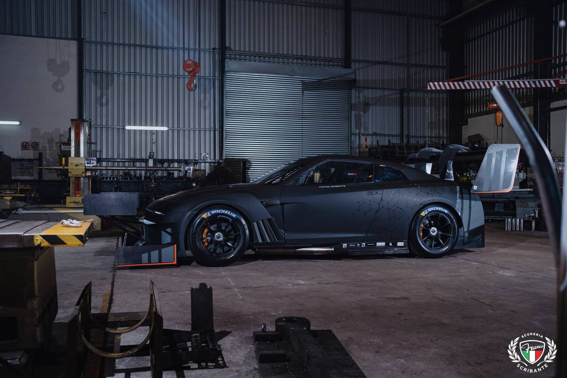 Franco Scribante Racing hillclimb Nissan GT-R