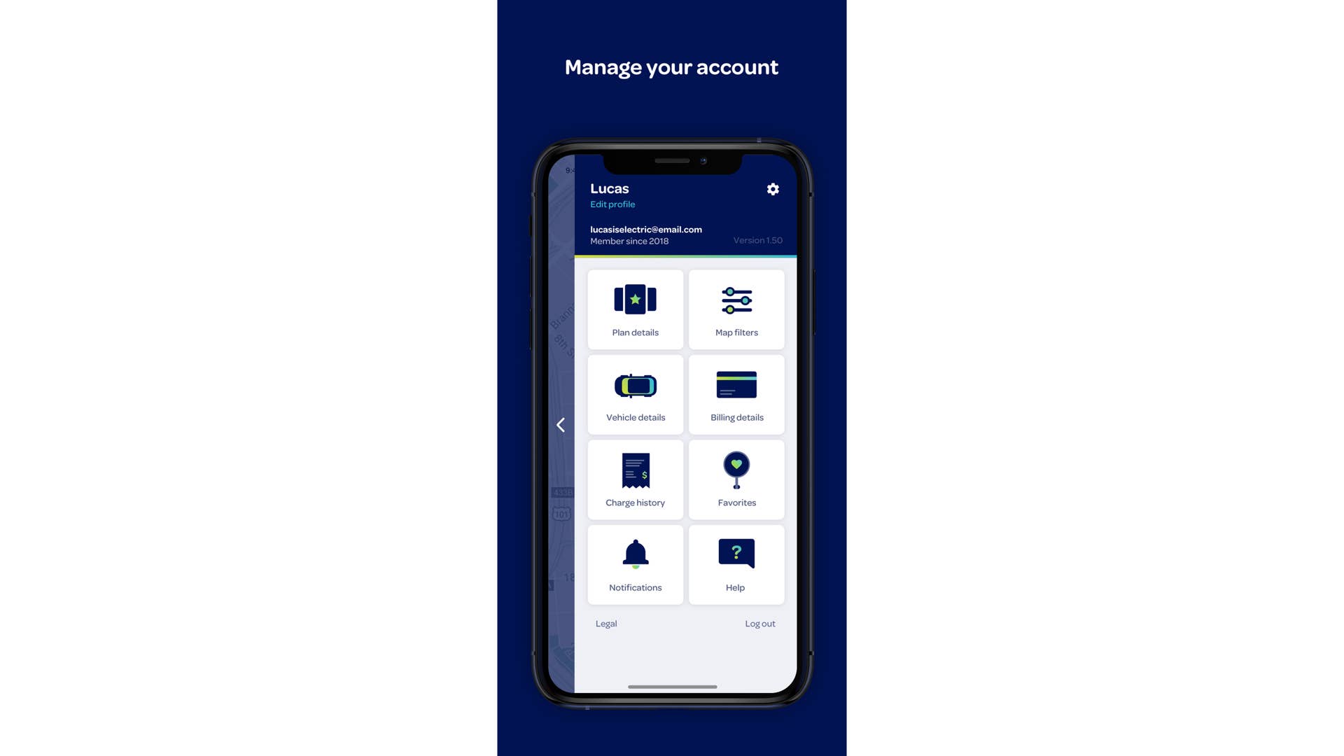 Electrify America app