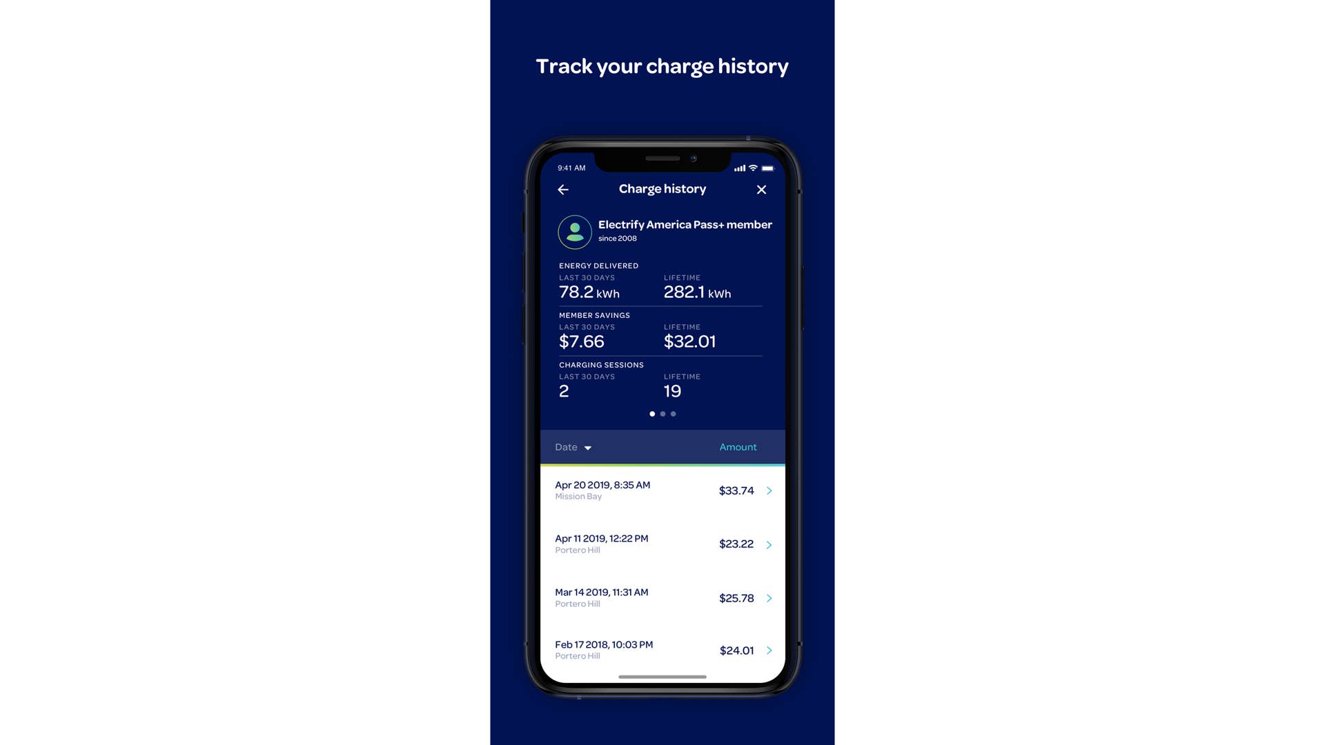 Electrify America app