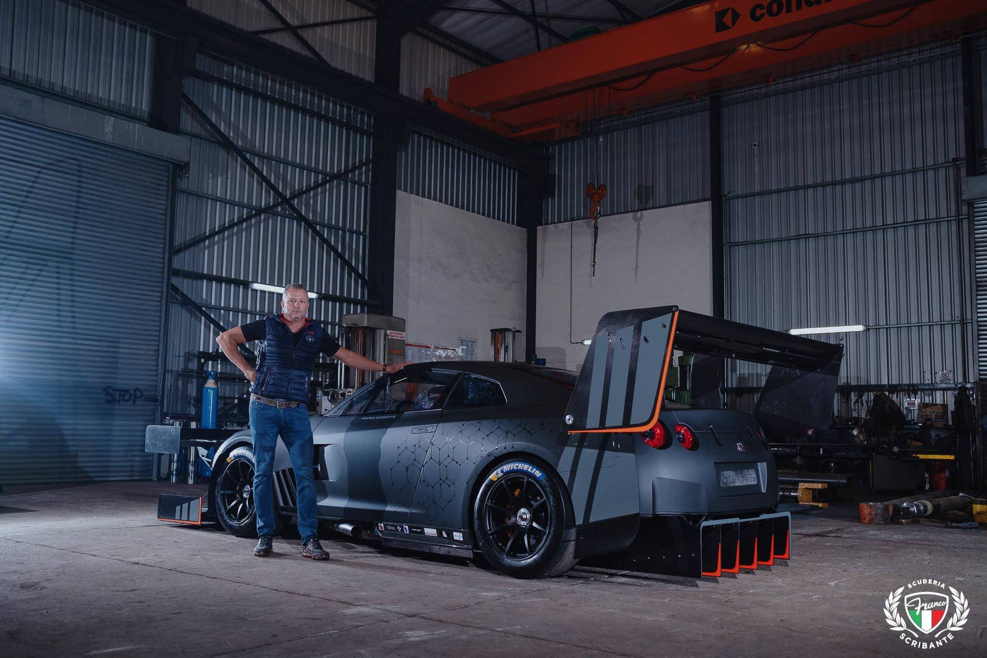 Franco Scribante Racing hillclimb Nissan GT-R
