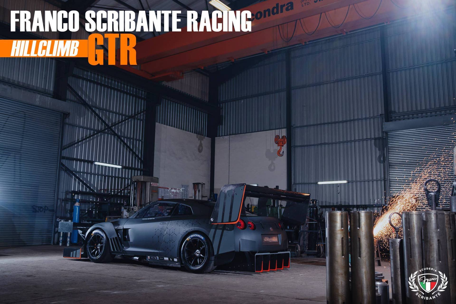 Franco Scribante Racing hillclimb Nissan GT-R