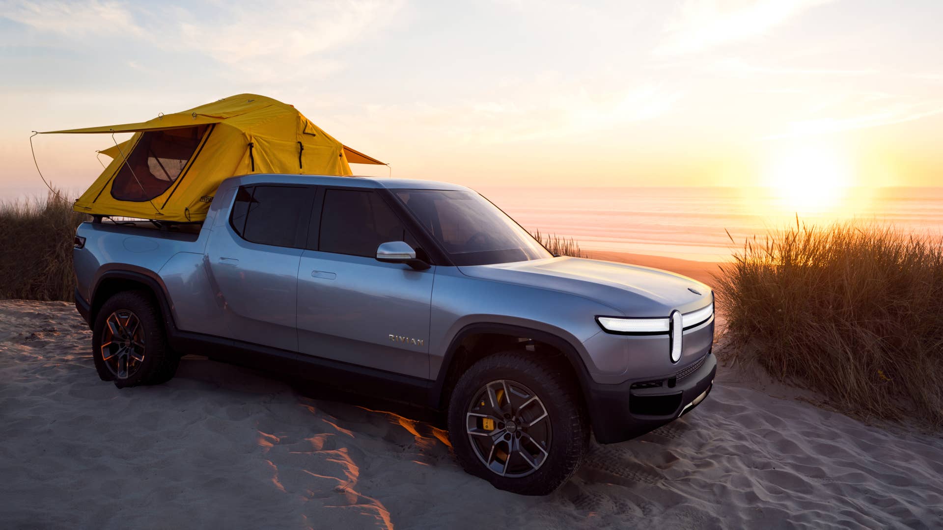 The Rivian pickup truck