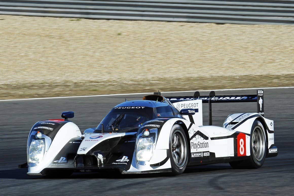 Peugeot developed the HYbrid 4 WEC racer to contest the 2012 season, but quit the sport on the eve of the season opener to deal with a corporate financial crisis.