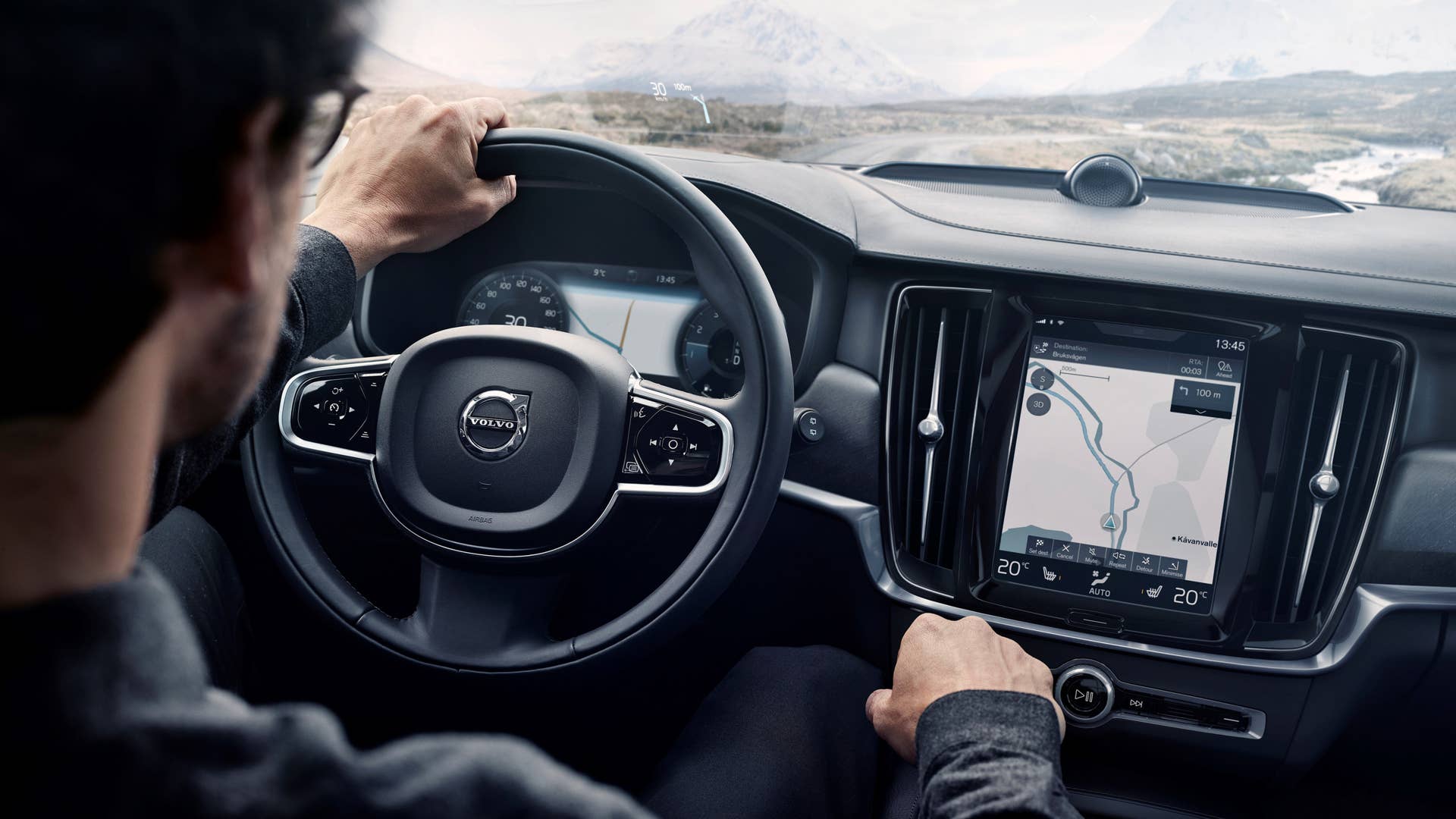 2017 Volvo V90 Cross Country Dashboard Close Up Interior