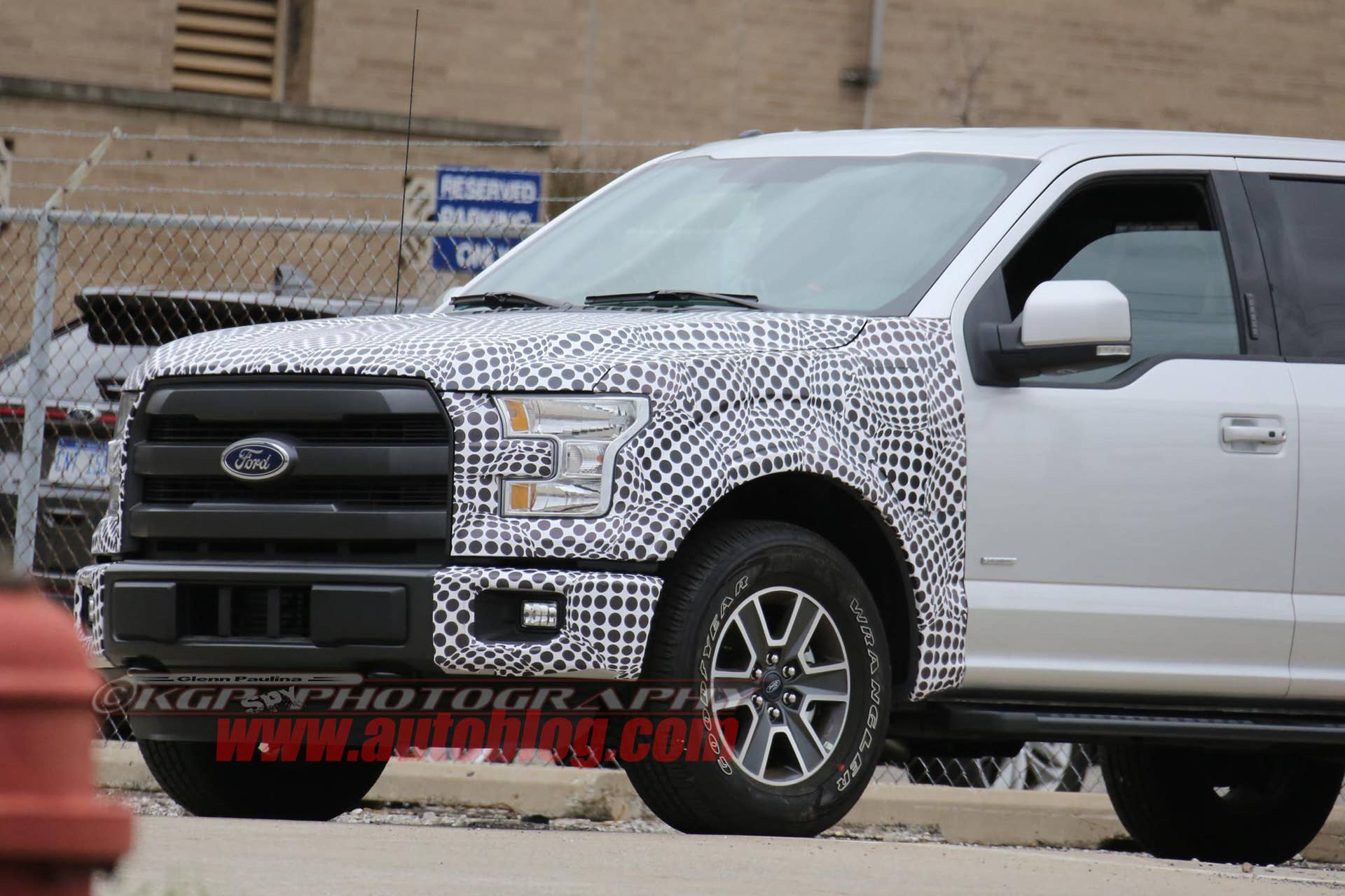 2018 ford f-150 spy shots three quarters detail