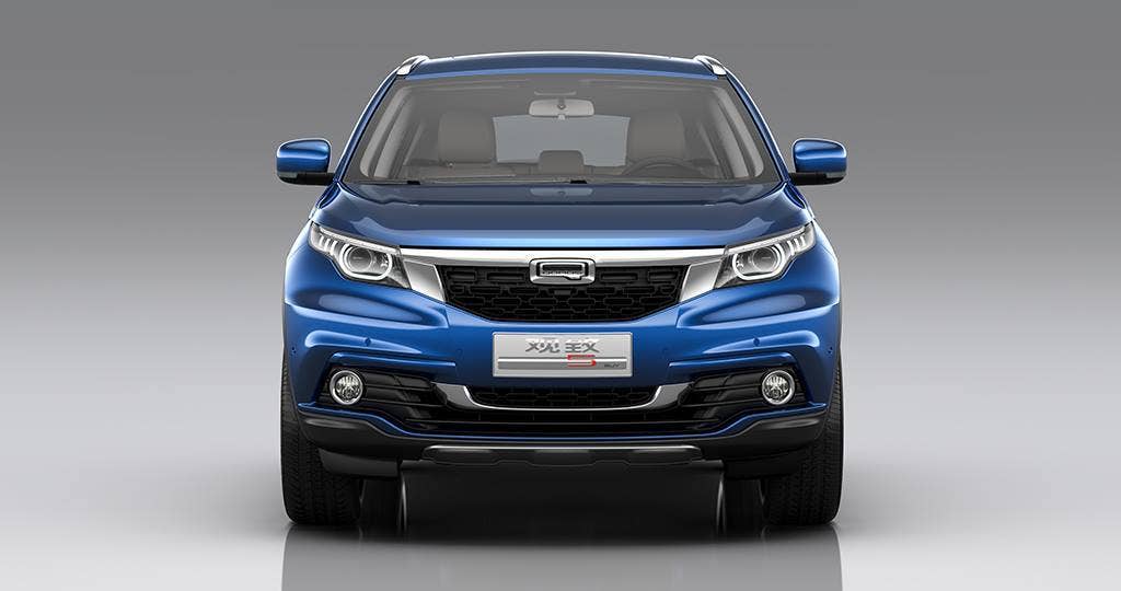 Qoros 5 SUV front