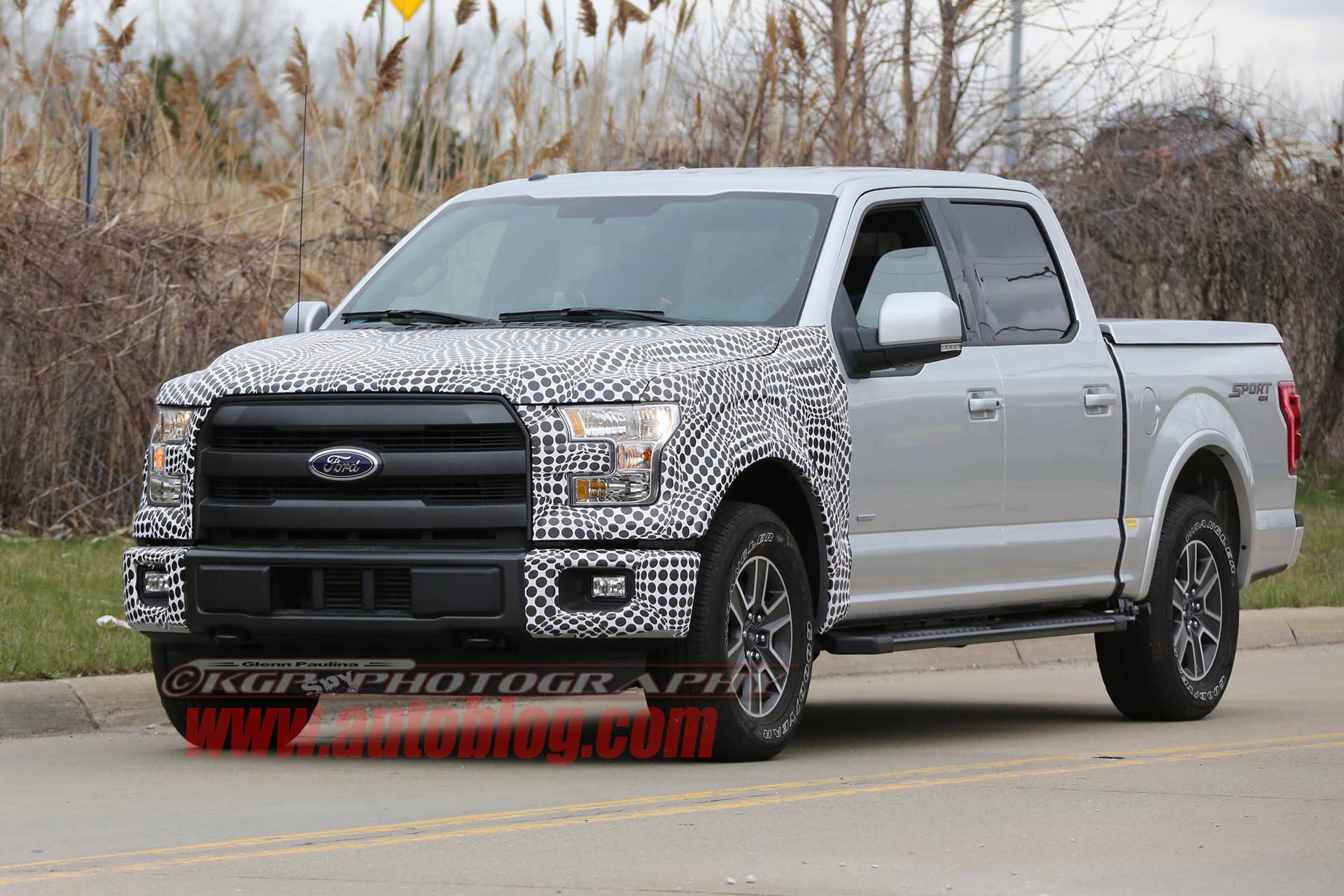 2018 ford f-150 spy shots three quarters camo