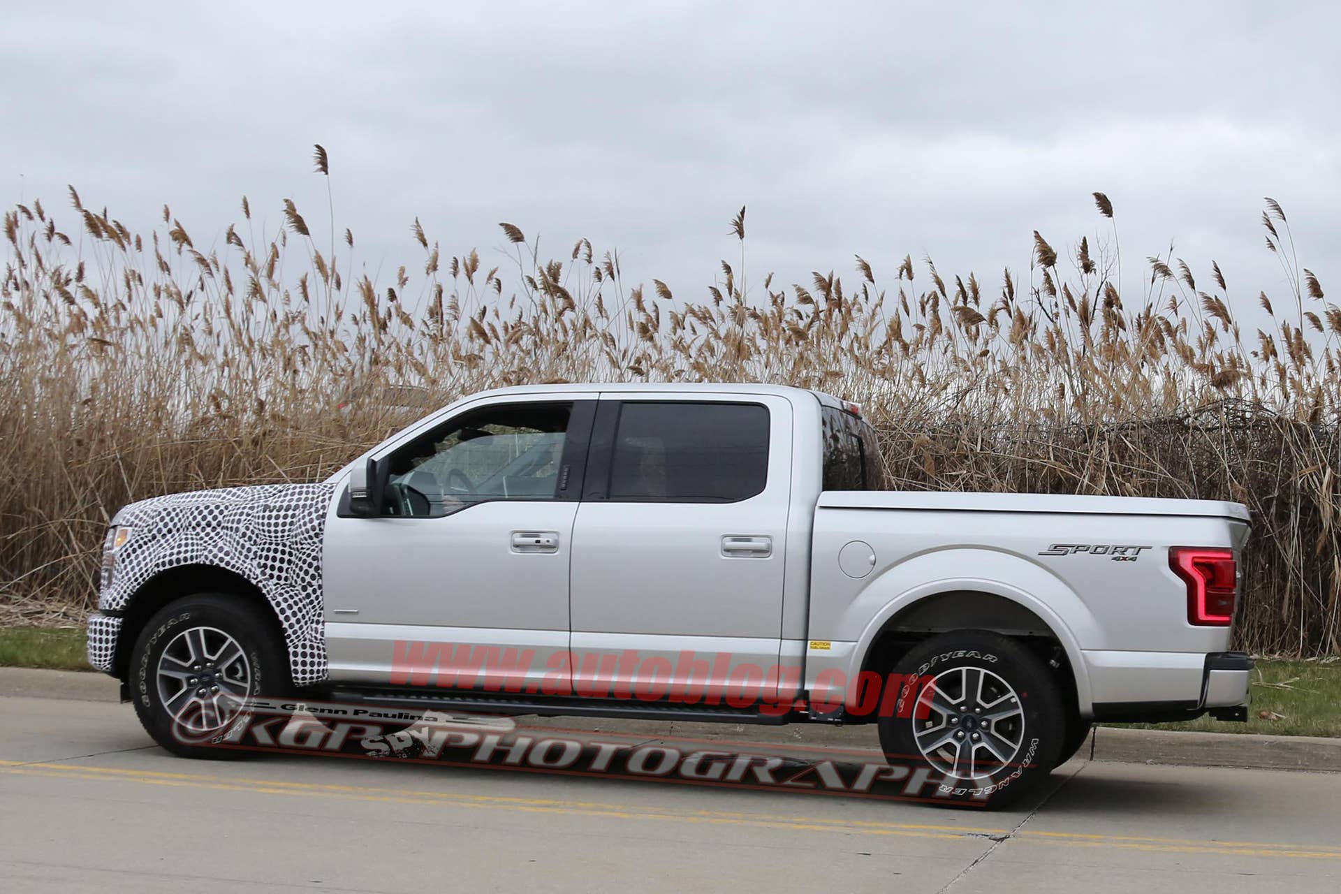 2018 ford f-150 spy shots profile