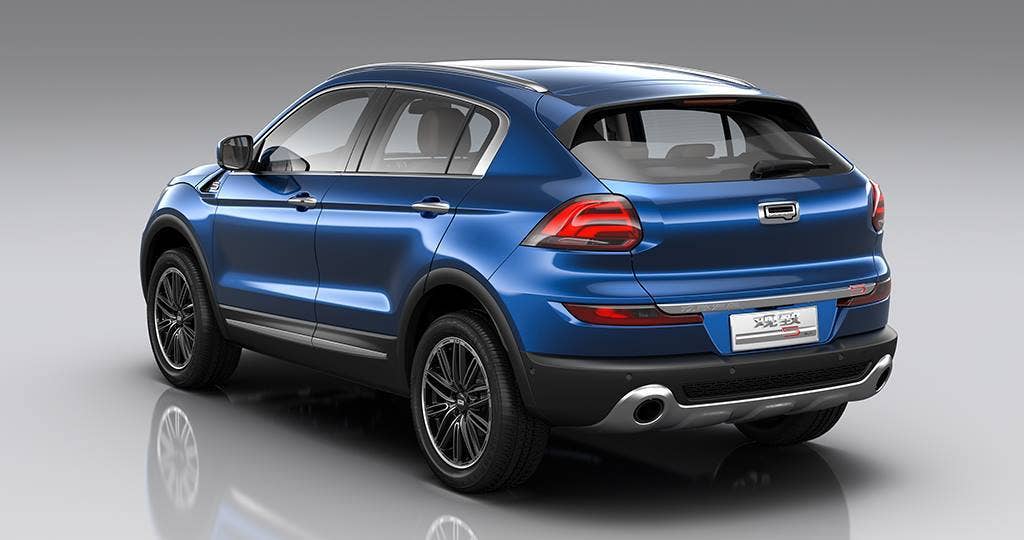 Qoros 5 SUV rear 3/4