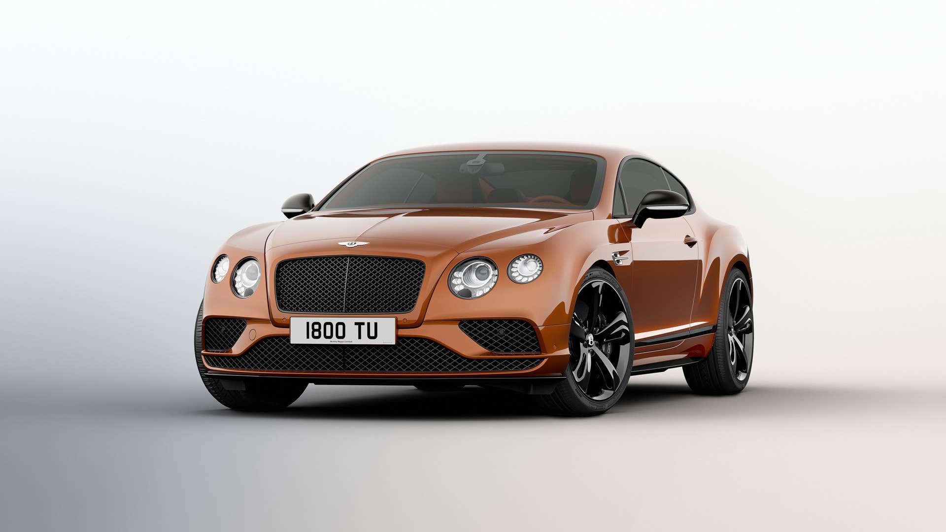 2017 Bentley Continental GT Speed Black Edition front 3/4 studio