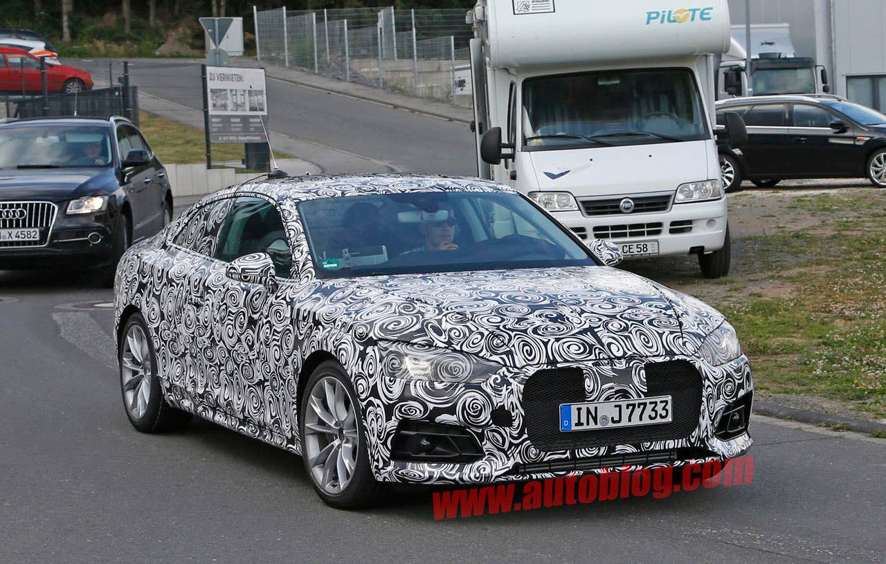Audi A5 spy shots