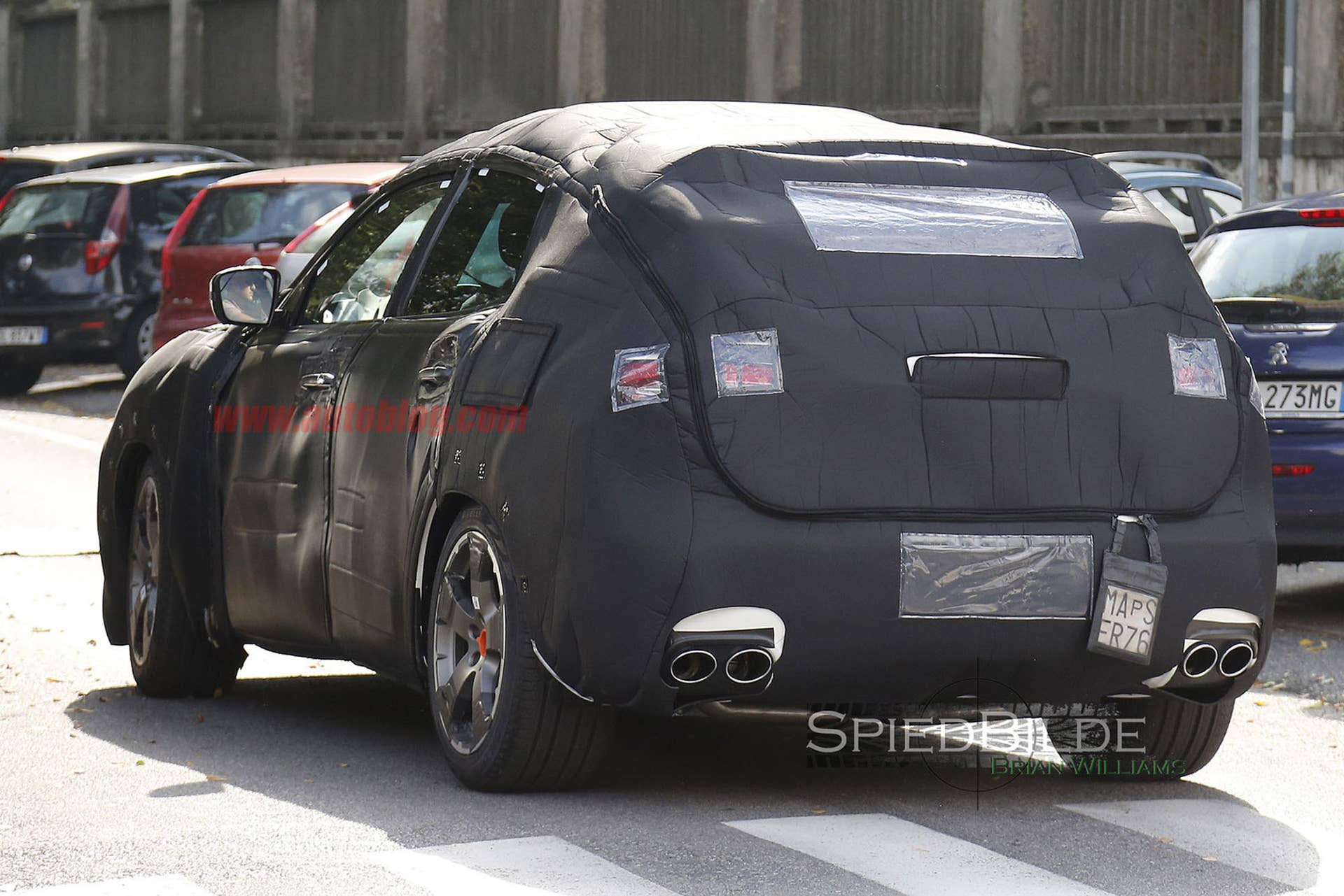 2017 Maserati Levante prototype rear