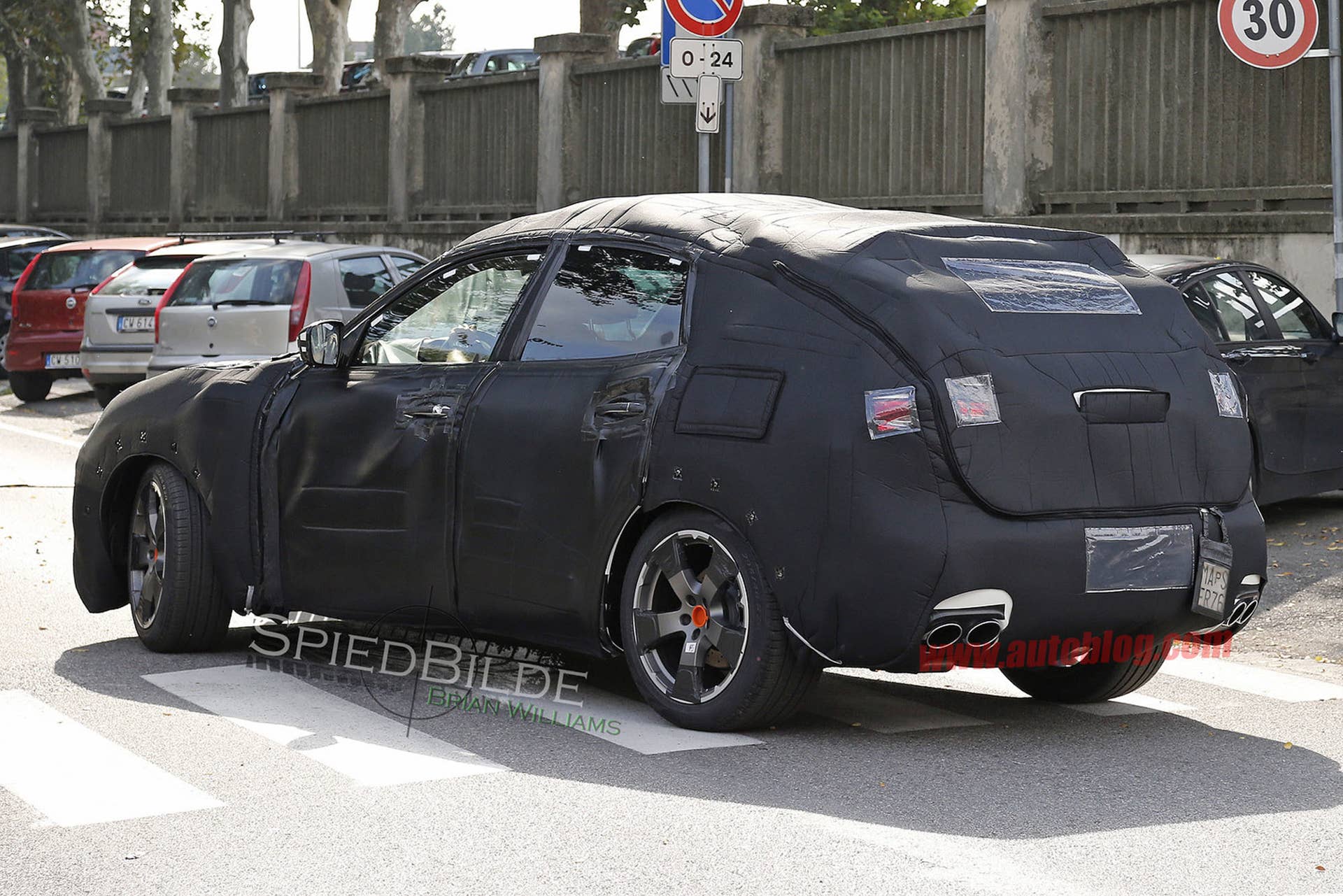 Maserati Levante prototype rear 3/4