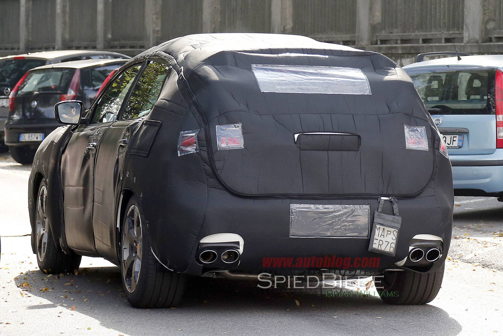 Maserati Levante prototype rear