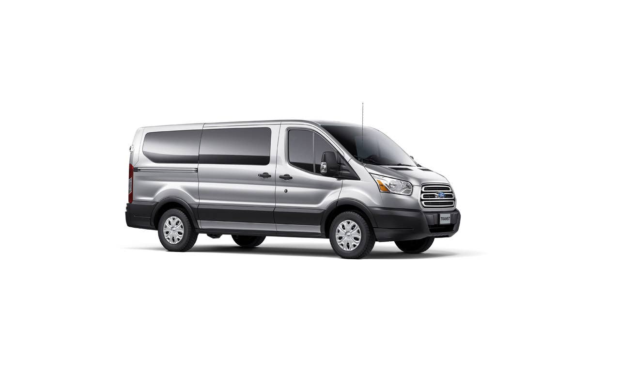 2014 Ford Transit: Available in three roof heights, two wheelbase lengths, and regular and extended-length bodystyles. (12/14/2012)