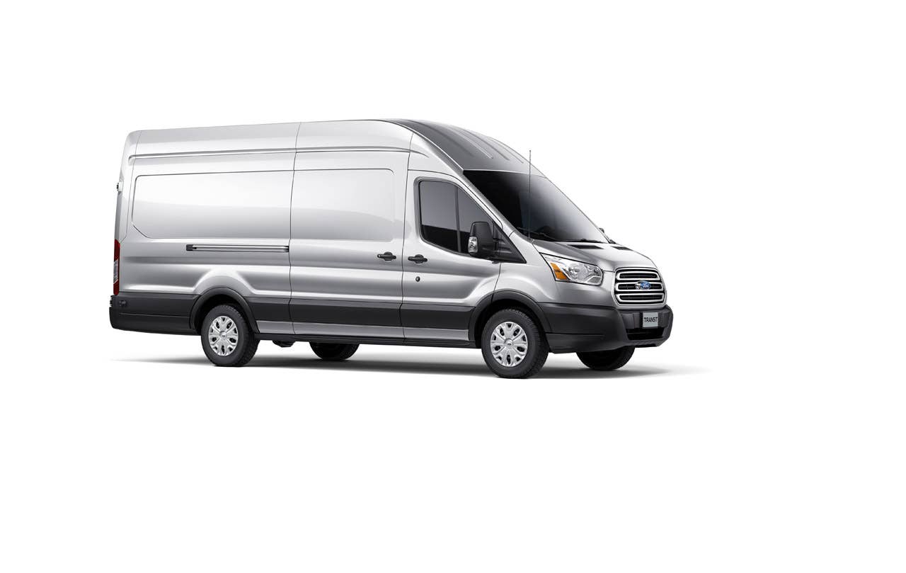 2014 Ford Transit: Available in three roof heights, two wheelbase lengths, and regular and extended-length bodystyles. (12/14/2012)