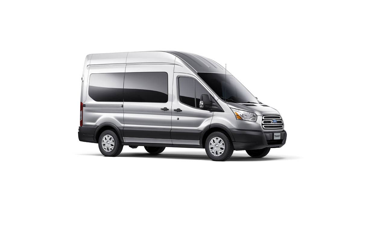 2014 Ford Transit: Available in three roof heights, two wheelbase lengths, and regular and extended-length bodystyles. (12/14/2012)