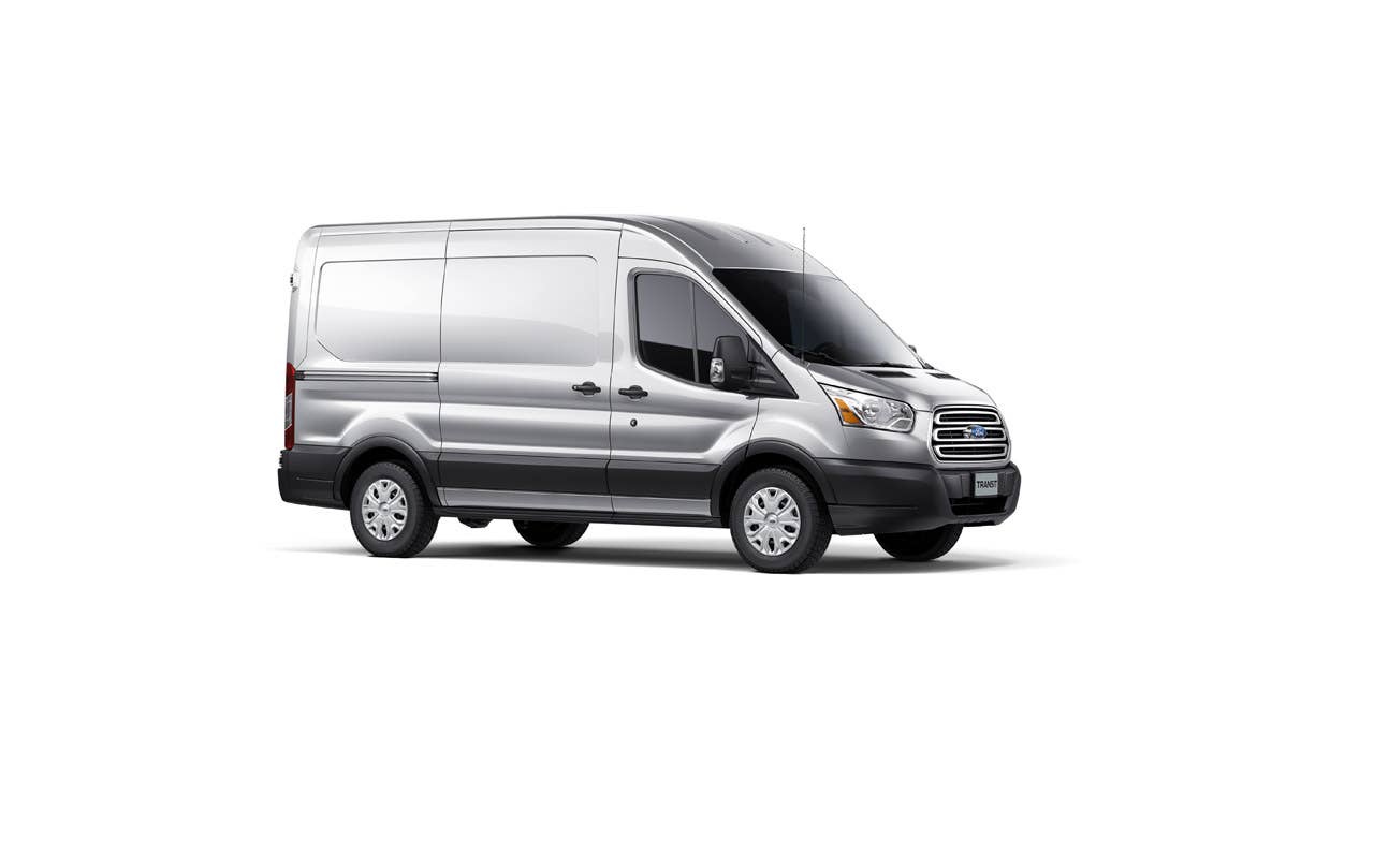 2014 Ford Transit: Available in three roof heights, two wheelbase lengths, and regular and extended-length bodystyles. (12/14/2012)