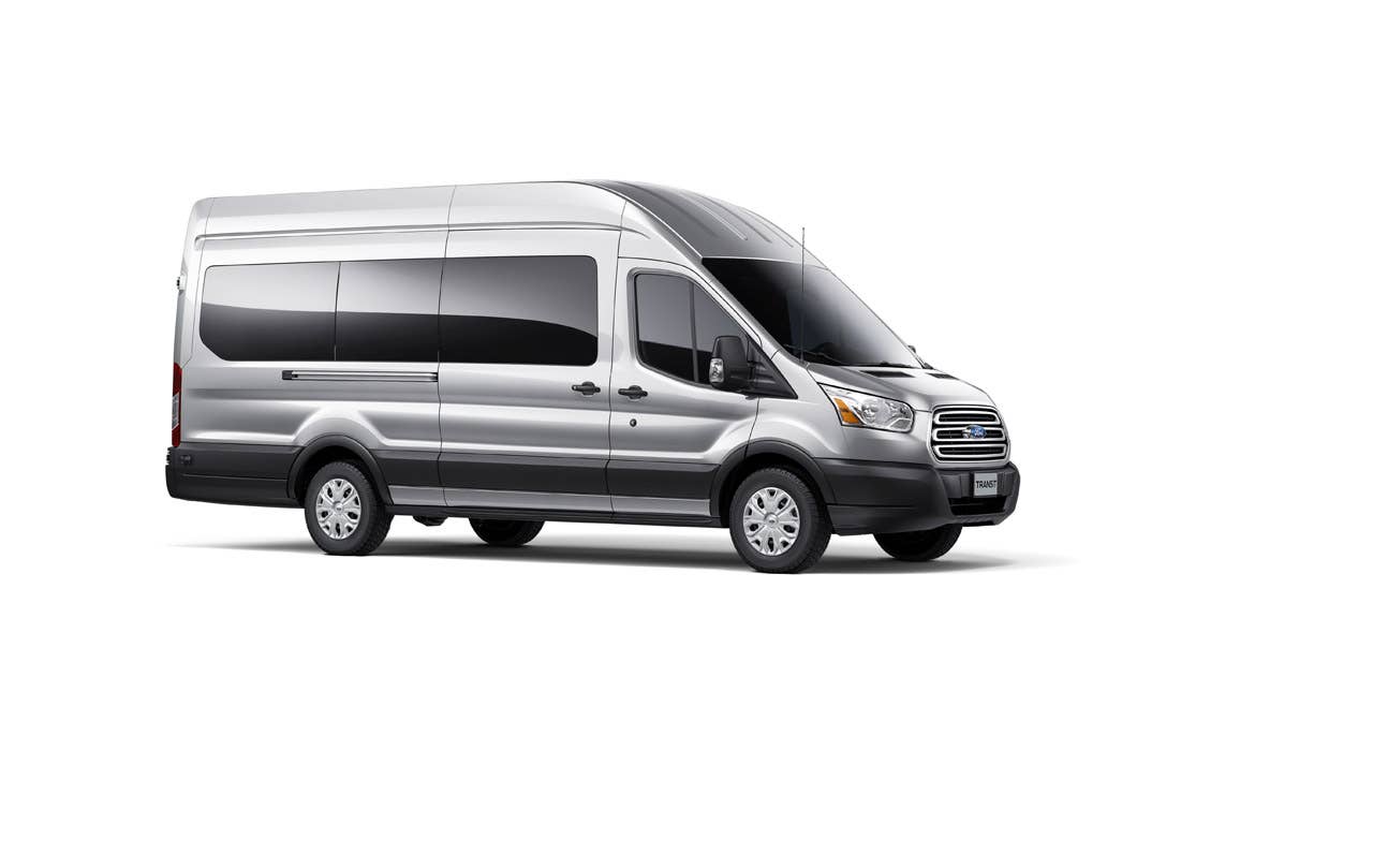 2014 Ford Transit: Available in three roof heights, two wheelbase lengths, and regular and extended-length bodystyles. (12/14/2012)