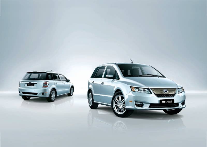 BYD e6: The World's most popular fleet utility Electric Vehicle (PRNewsFoto/Opoli Technologies)