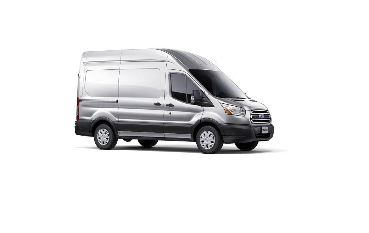 2014 Ford Transit: Available in three roof heights, two wheelbase lengths, and regular and extended-length bodystyles. (12/14/2012)