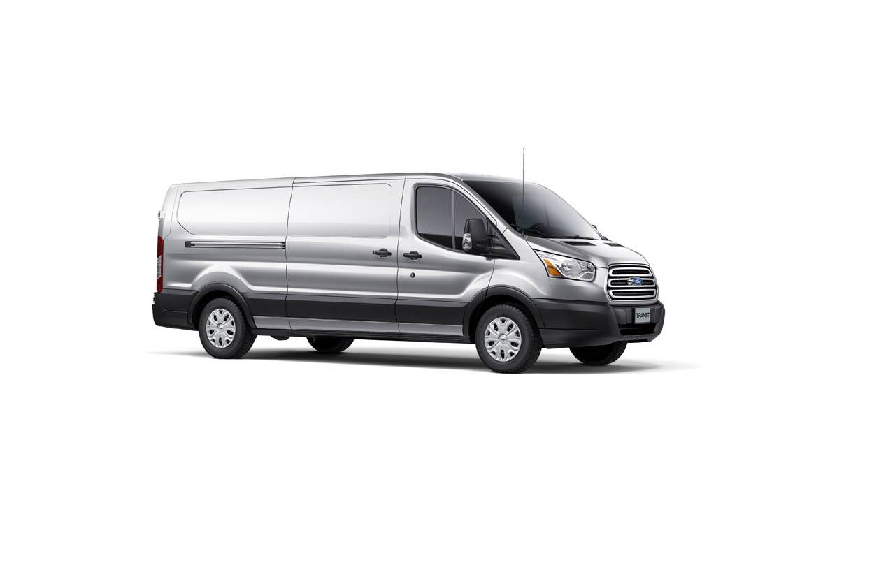 2014 Ford Transit: Available in three roof heights, two wheelbase lengths, and regular and extended-length bodystyles. (12/14/2012)