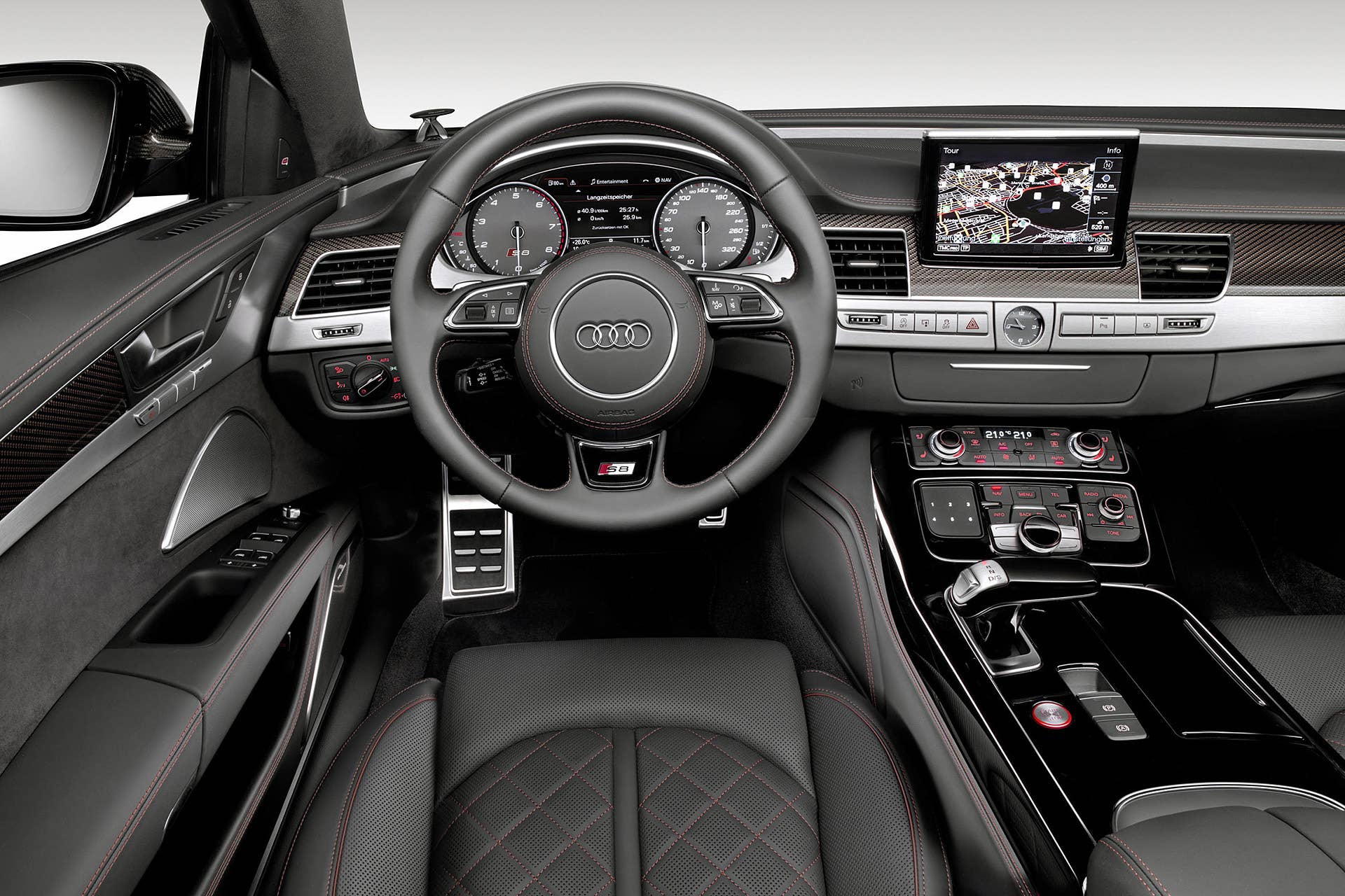 2016 Audi S8 Plus interior