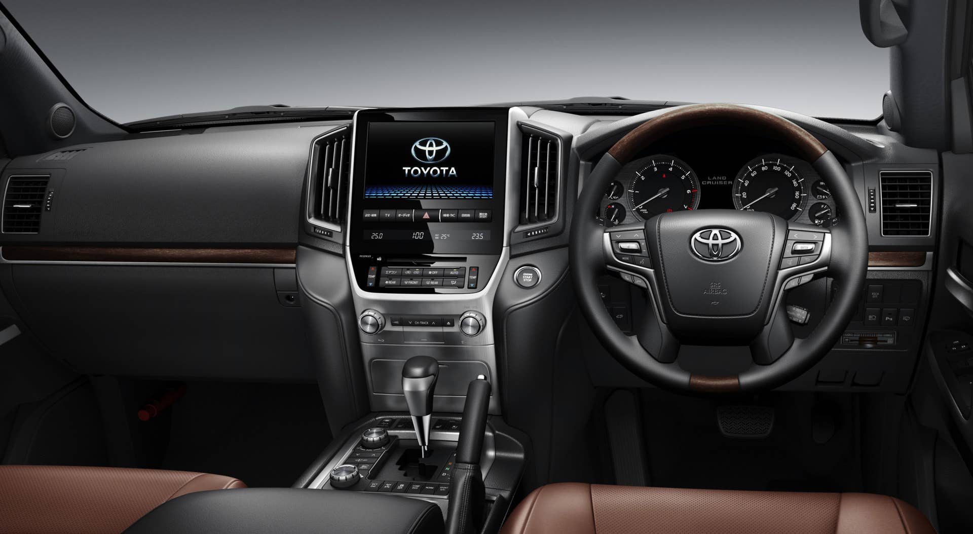 2016 Toyota Land Cruiser 200 interior dashboard
