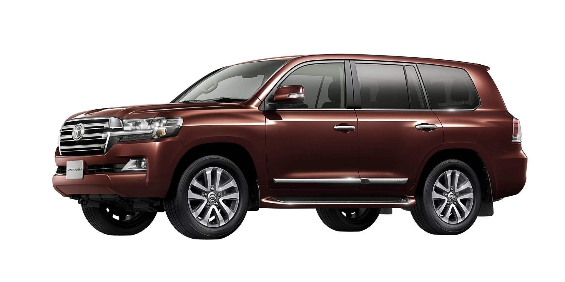 2016 Toyota Land Cruiser front 3/4 bronze