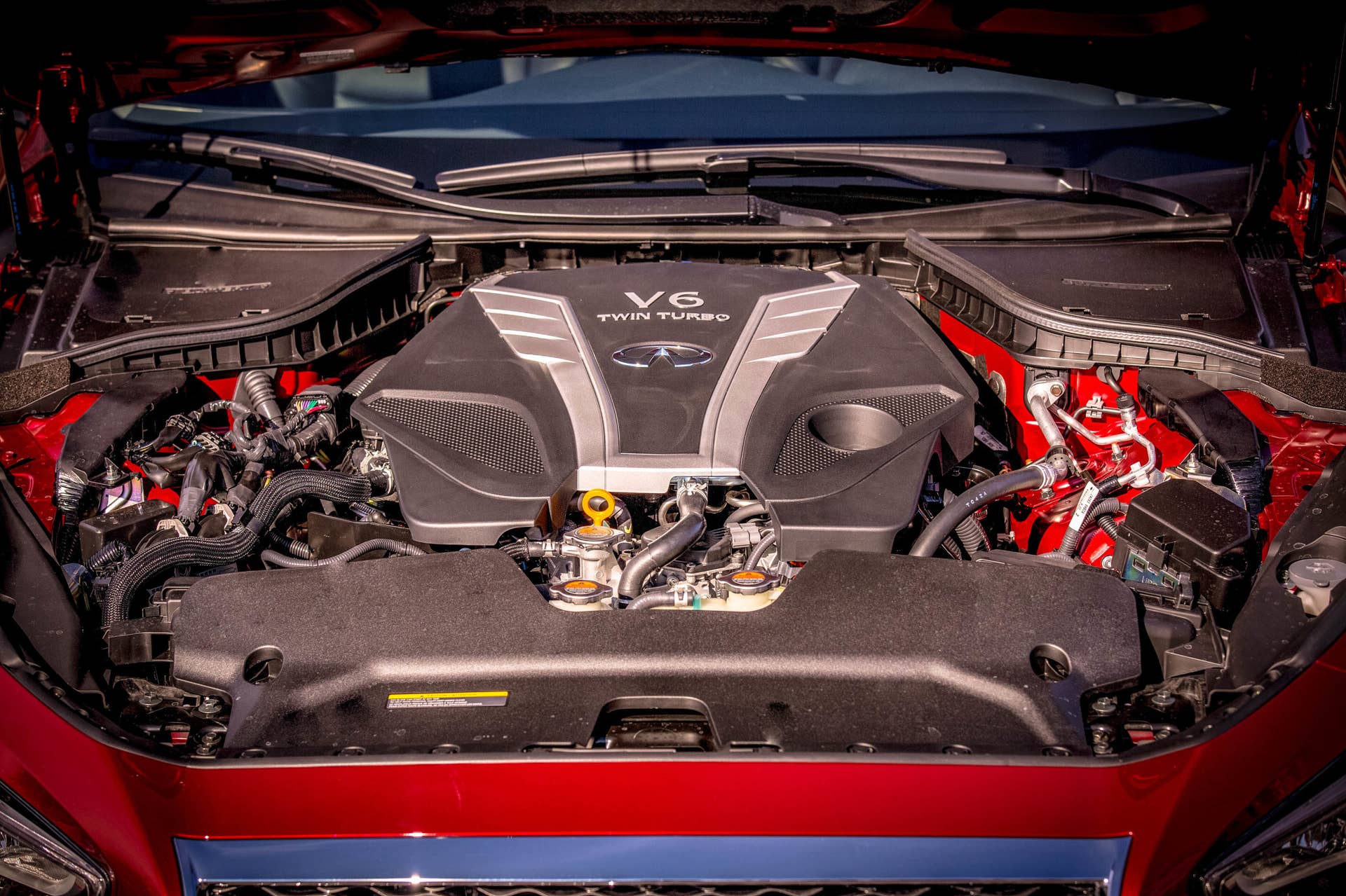 2017 Infiniti Q50S 3.0t engine