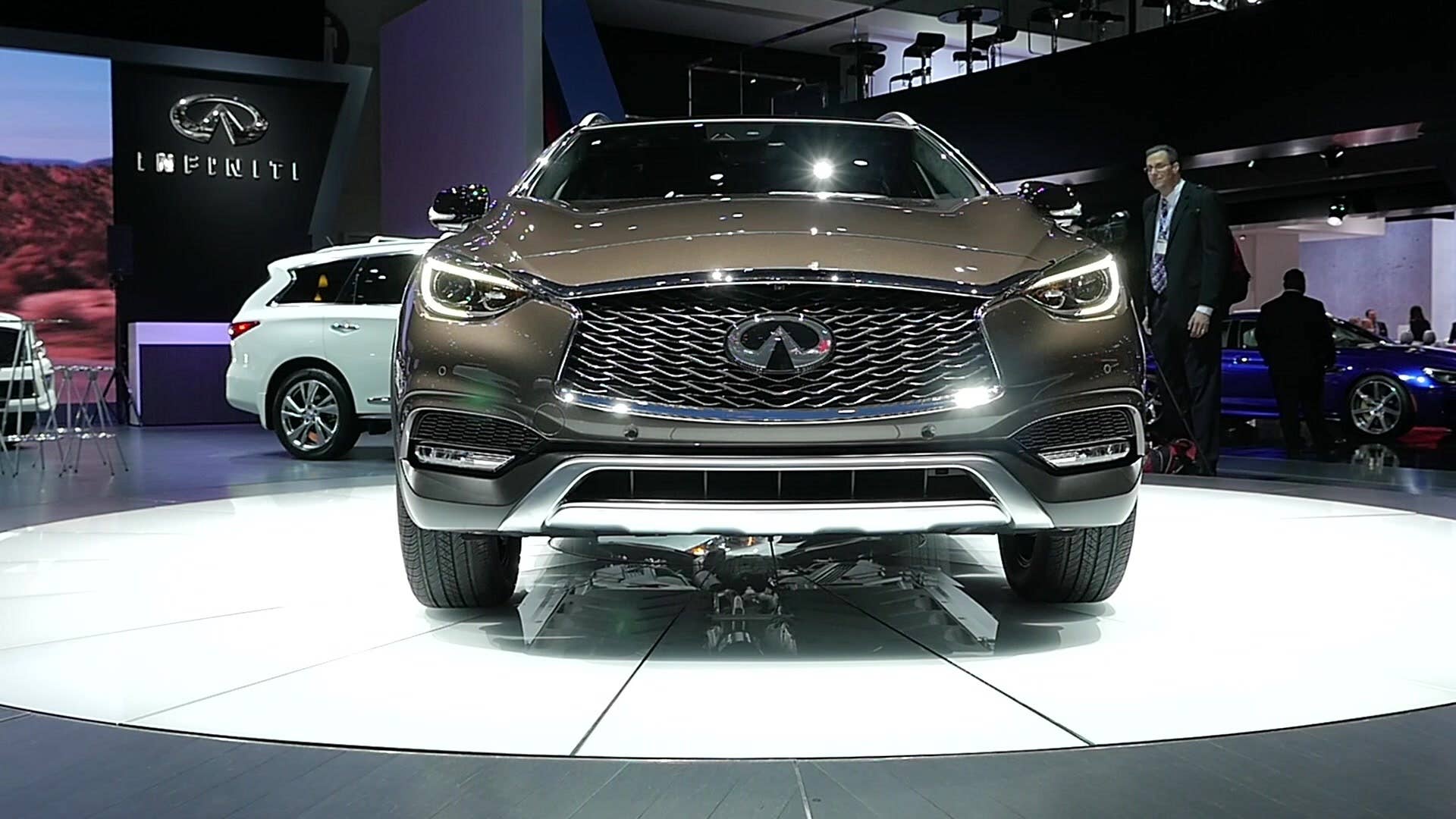 Autoblog brings you views of the 2017 Infiniti QX30 from every angle at the 2015 Los Angeles Auto Show.