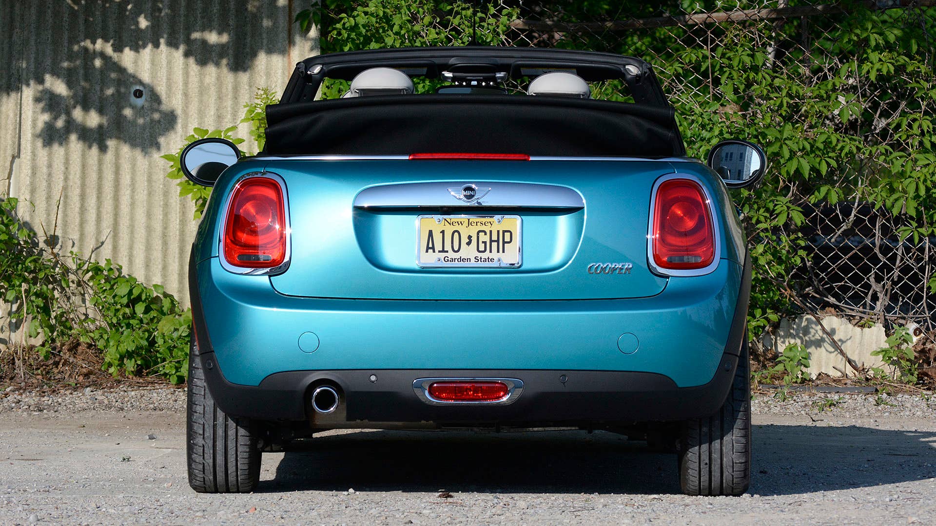2017 Mini Cooper Convertible rear view
