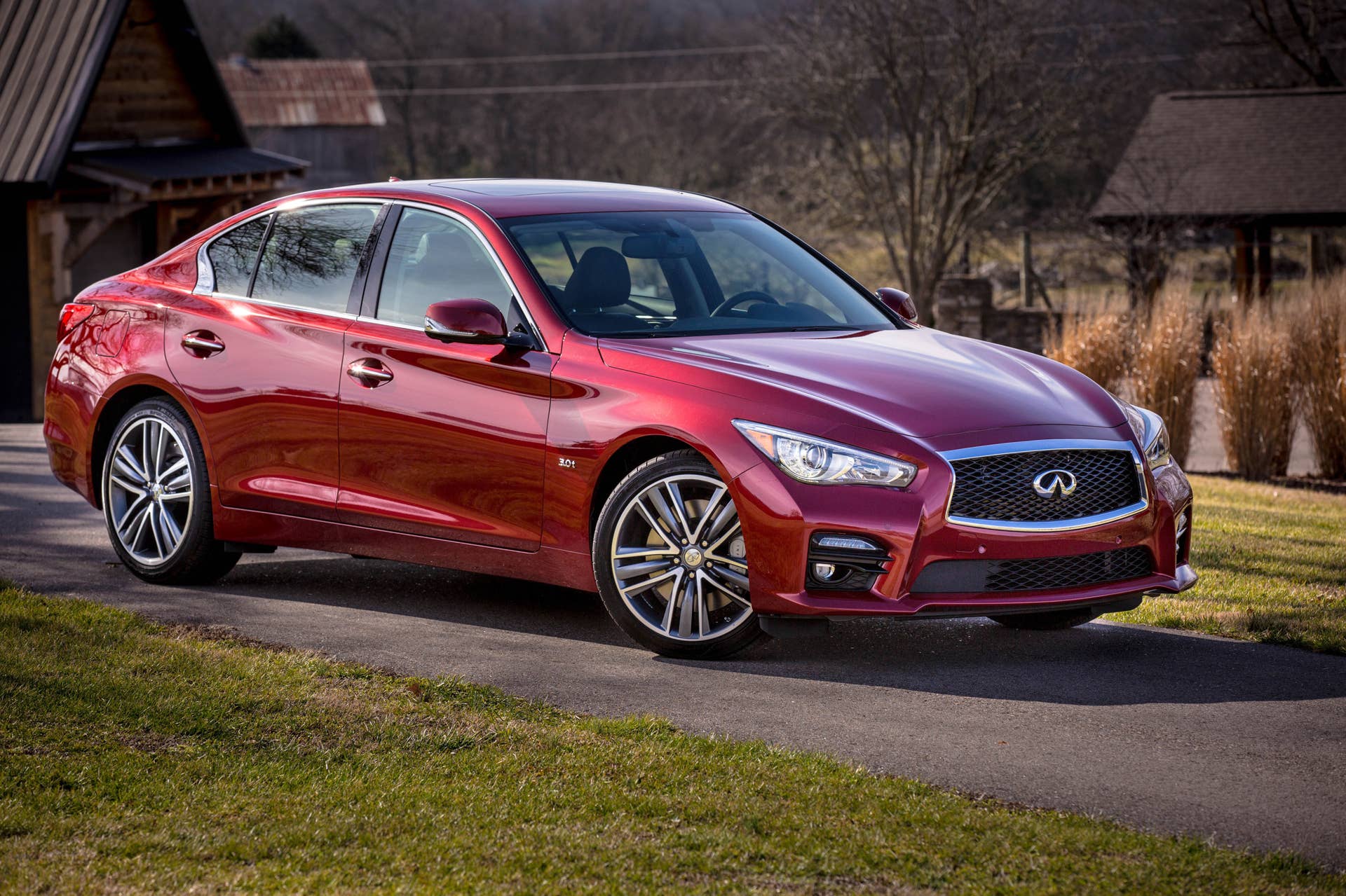 2017 Infiniti Q50S 3.0t front 3/4