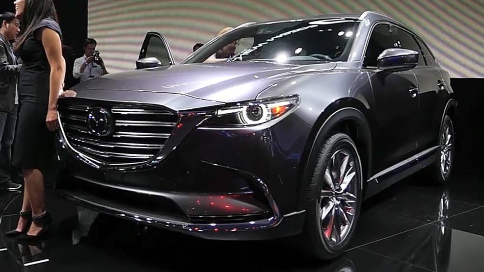 Autoblog brings you views of the 2017 Mazda CX-9 from every angle at the 2015 Los Angeles Auto Show.