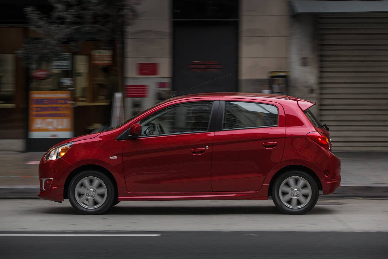 2014 Mitsubishi Mirage ES.