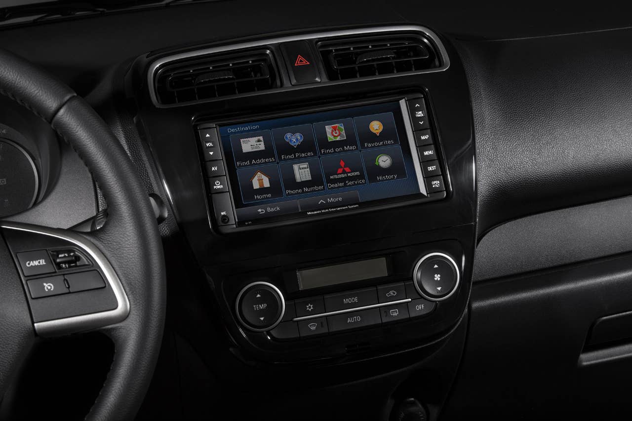 2014 Mitsubishi Mirage ES.