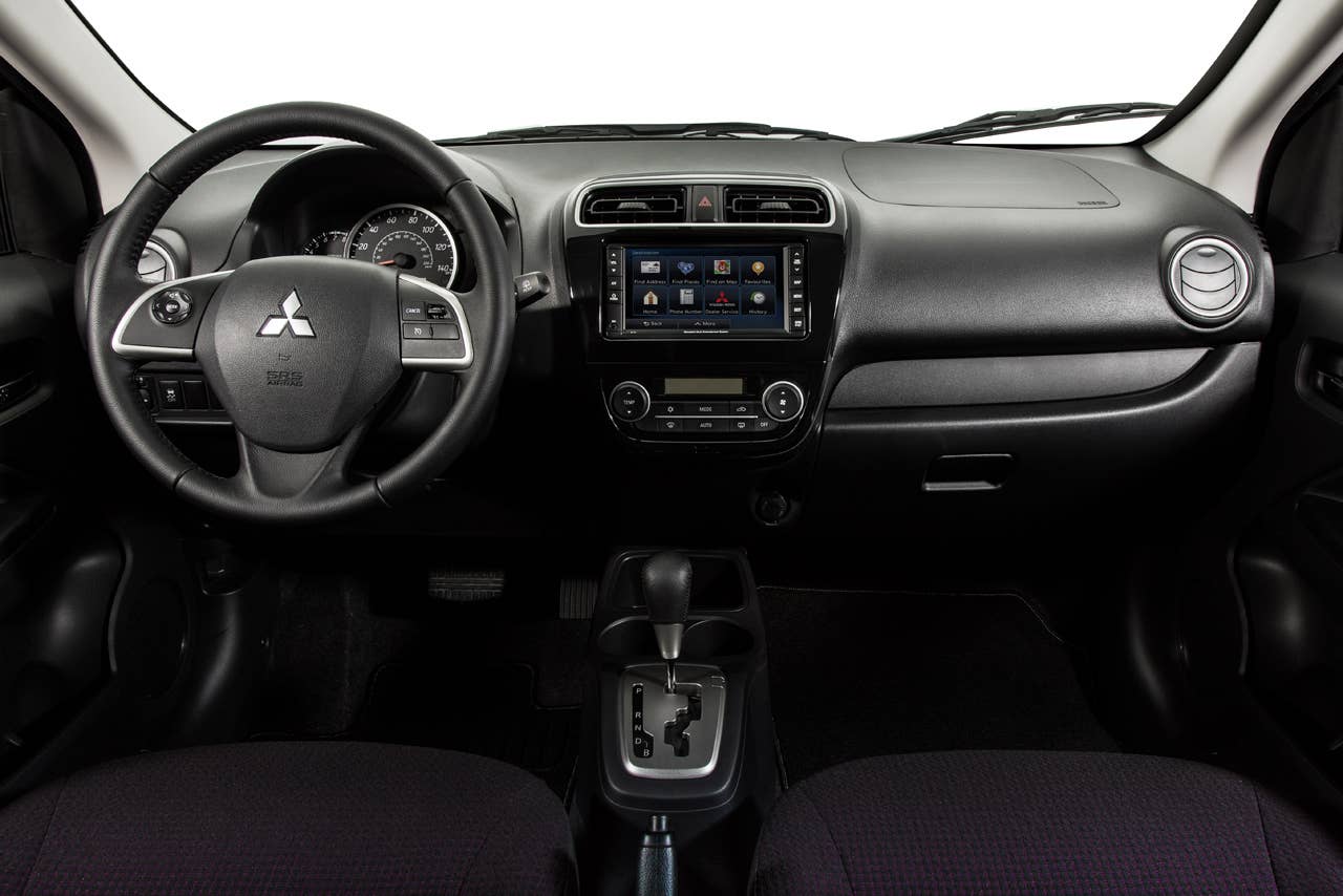 2014 Mitsubishi Mirage ES.