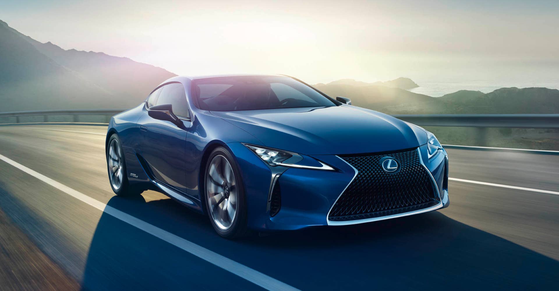 2017 Lexus LC 500h front 3/4