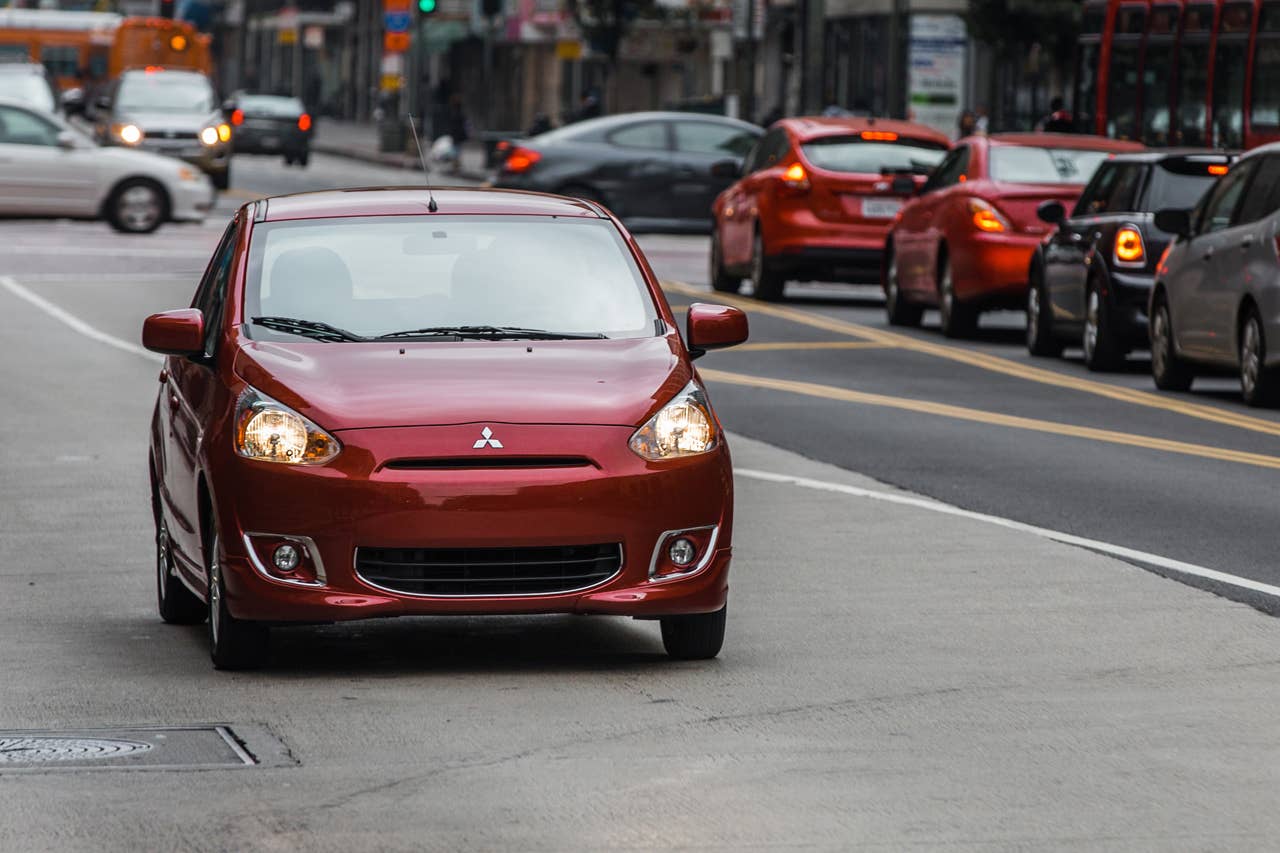 2014 Mitsubishi Mirage ES.