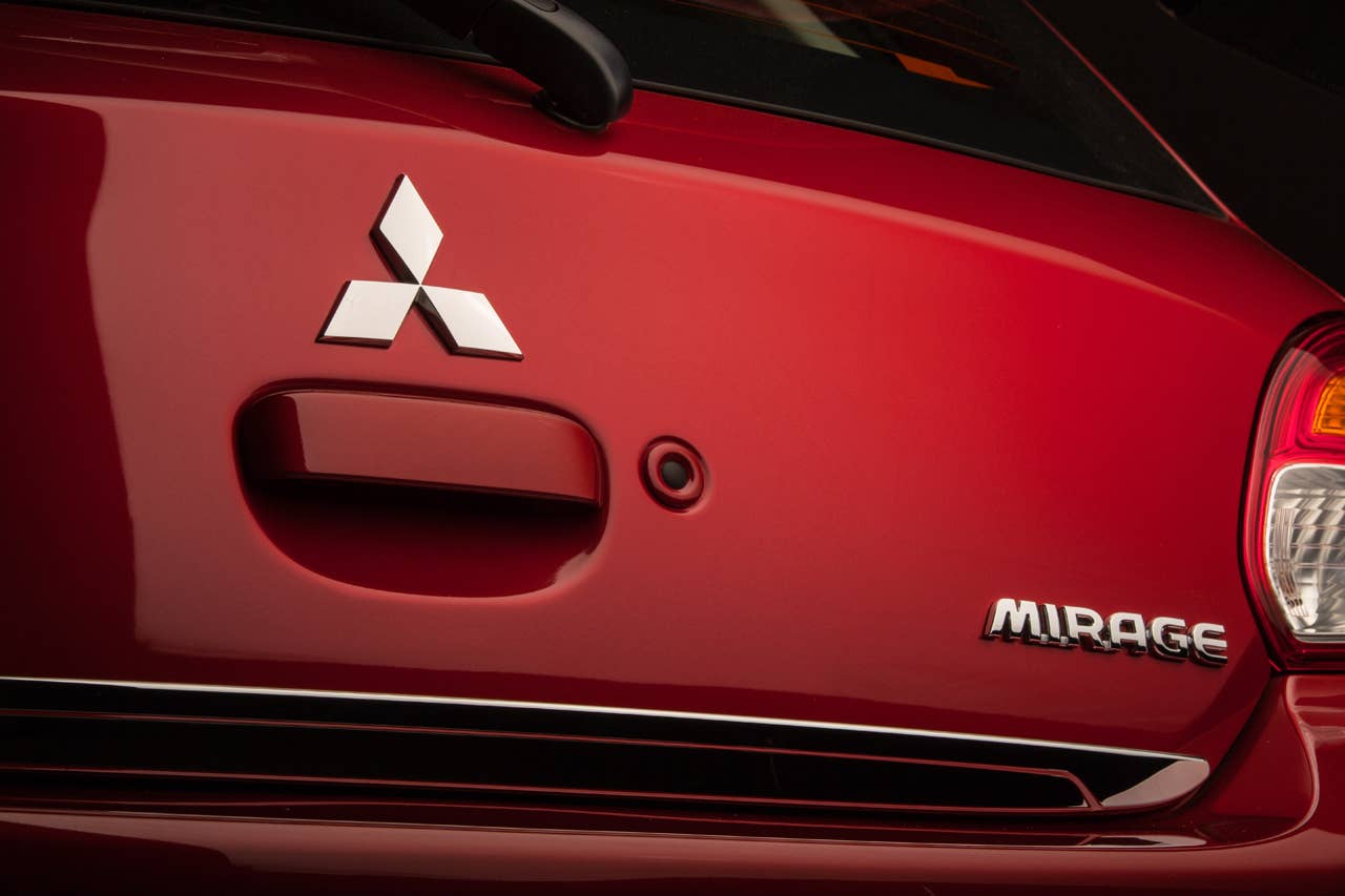 2014 Mitsubishi Mirage ES.