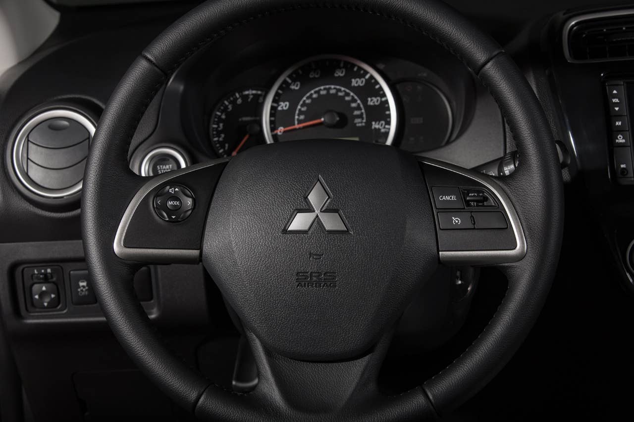 2014 Mitsubishi Mirage ES.
