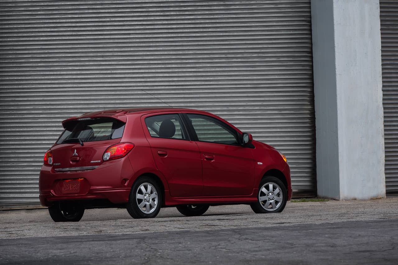 2014 Mitsubishi Mirage ES.