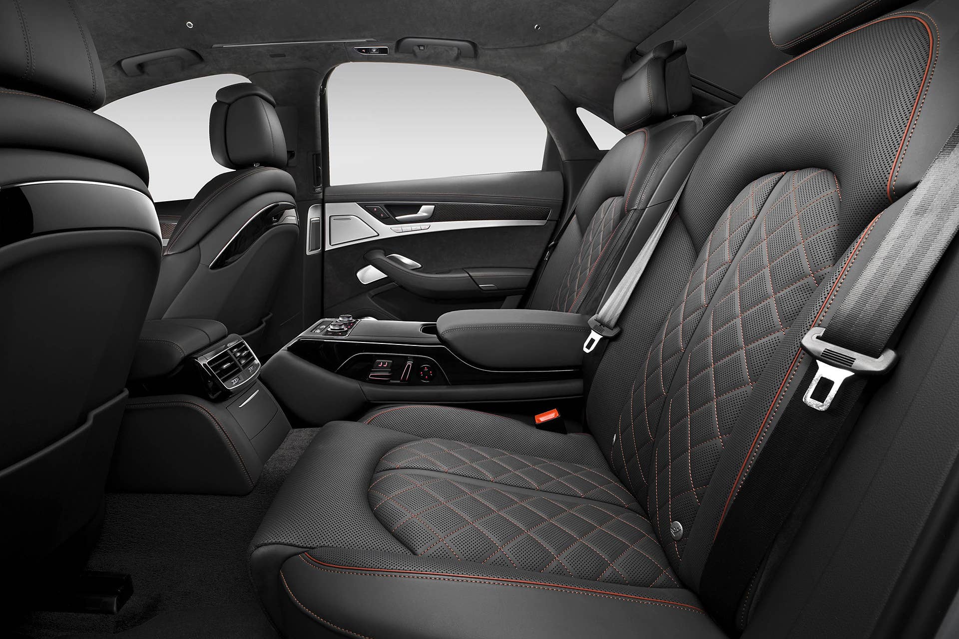 2016 Audi S8 Plus rear seats