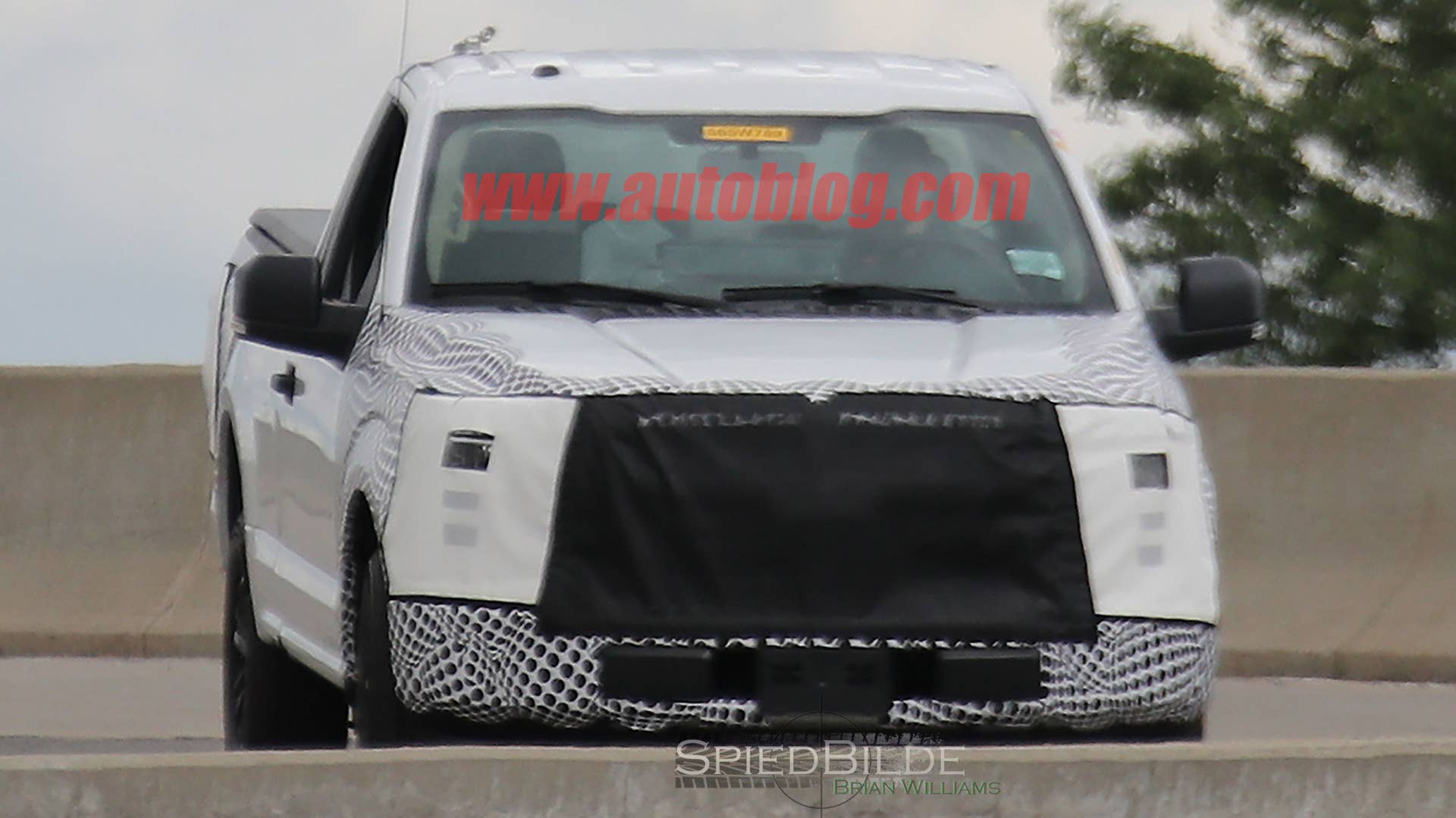 2018 ford f-150 spy photo grille