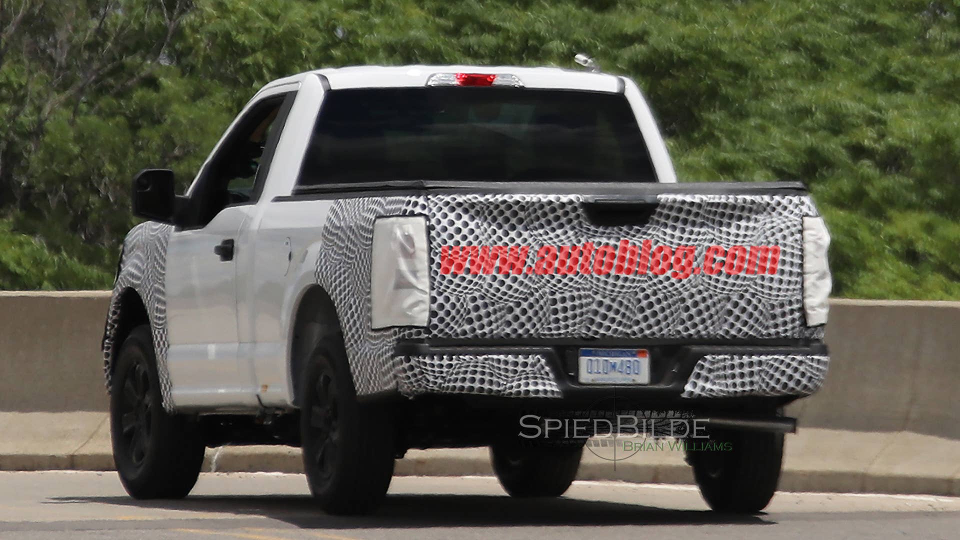 2018 ford f-150 spy photo rear