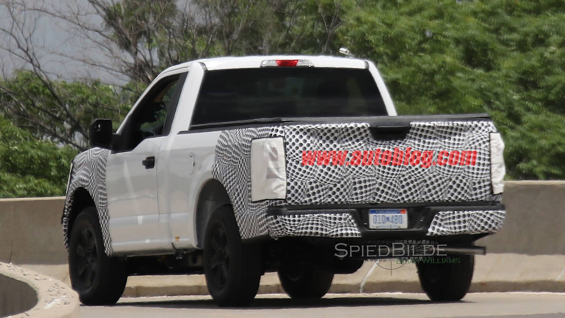 2018 ford f-150 spy photo rear side
