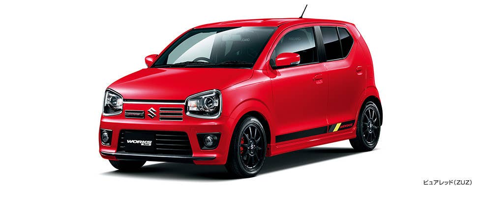 Suzuki Alto Works red