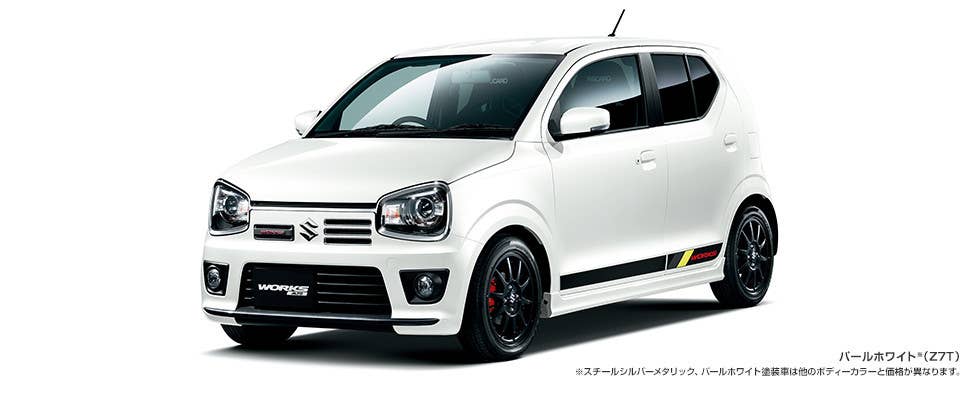 Suzuki Alto Works white