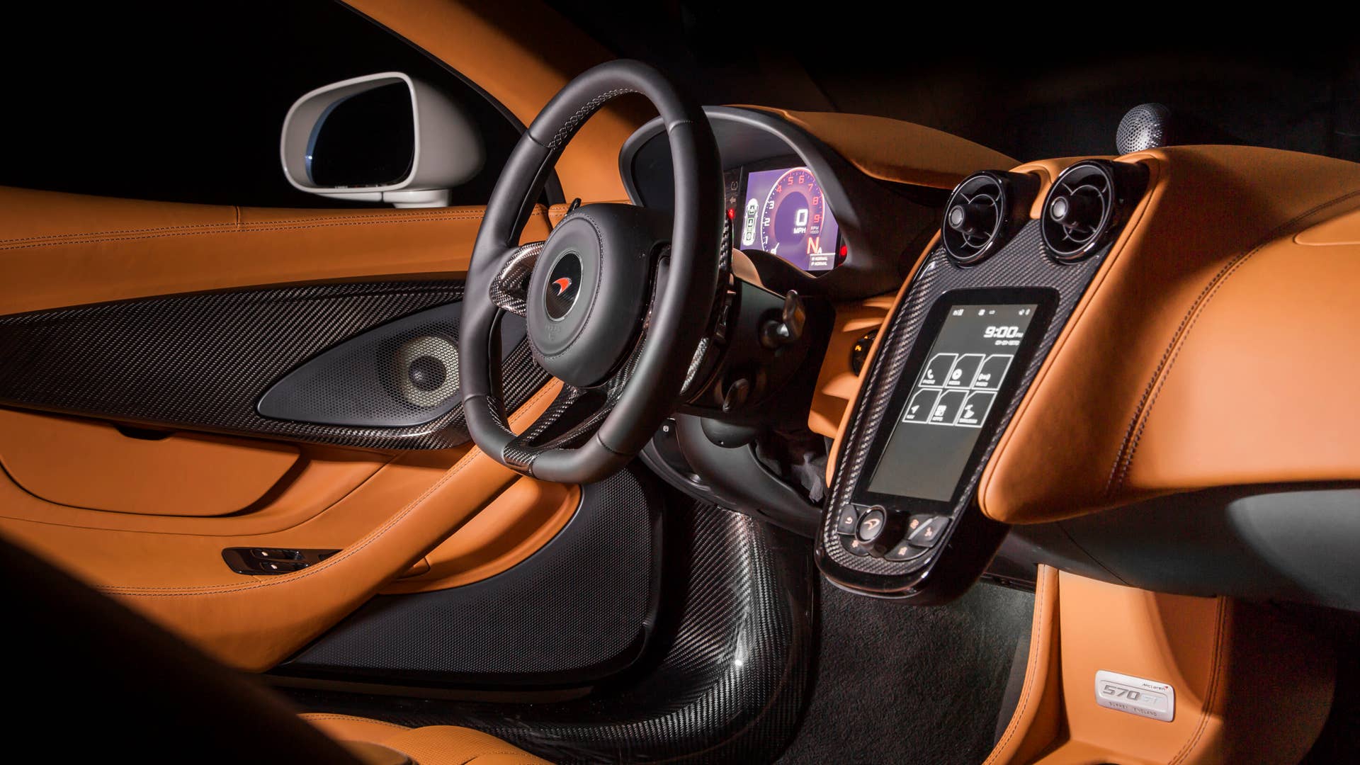 McLaren 570GT by MSO Concept Dashboard Close Up Interior